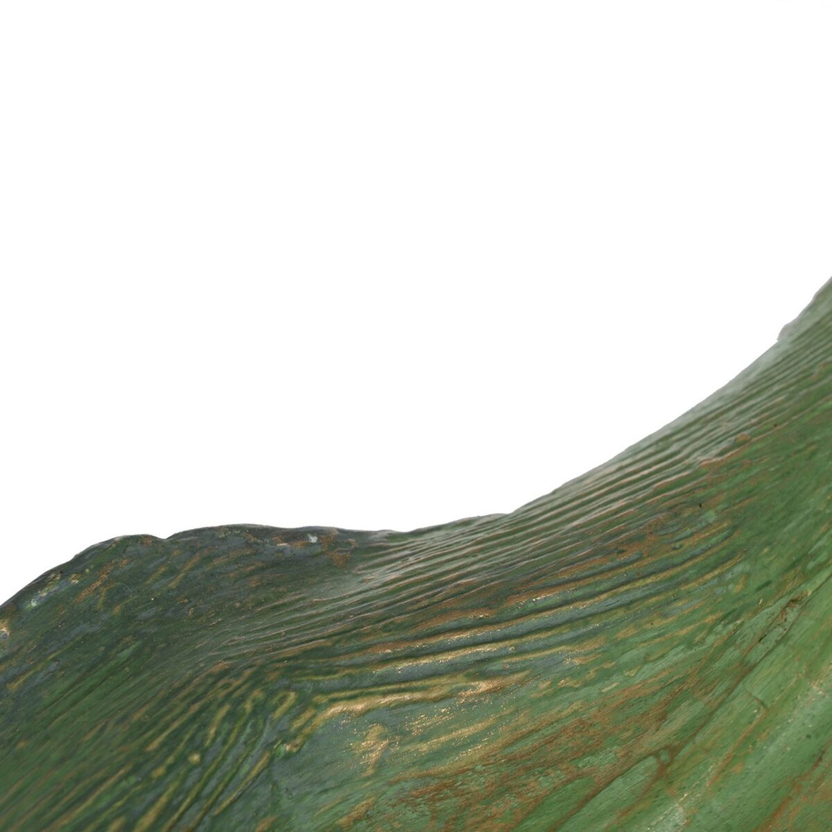 Centre de Table Vert Gris Bois 35 x 28 x 12 cm Coquillage